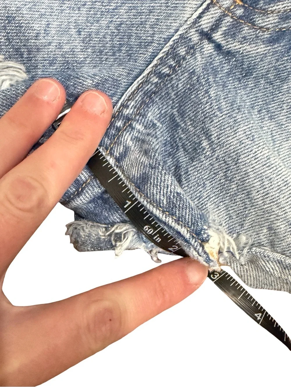 ✨ Aritzia Denim Forum Women's The Ex BF Hi-Rise Denim Shorts Size 29